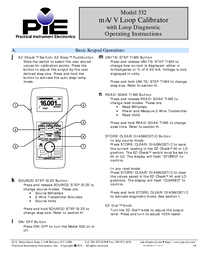 Thumbnail of document Manual - 532 Loop Calibrator